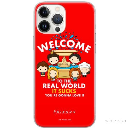ERT GROUP mobiltelefonfodral för Apple Iphone 6/6S originalt och officiellt licensierat Friends mönster 005 Vit optimalt anpassad till formen på mobiltelefonen, fodral tillverkad av TPU plast 5903932264104