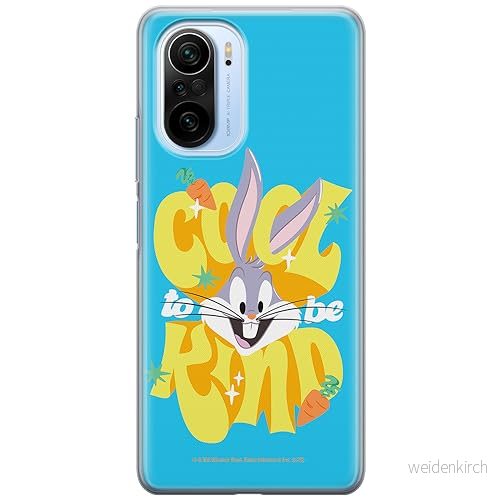 ERT GROUP mobiltelefonfodral för Xiaomi MI 11i/ REDMI K40/K40 PRO/POCO F3/ F3 PRO originalt och officiellt licensierat Looney Tunes mönster Bugs 014, fodral tillverkad av TPU plast 5905795077044