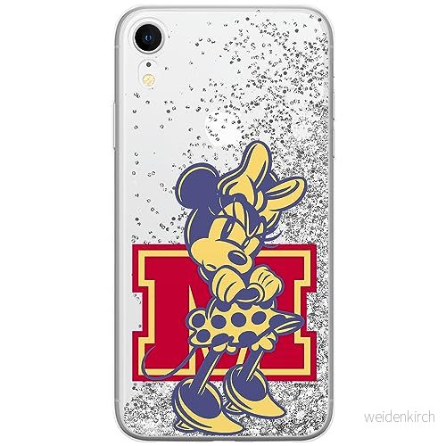 ERT GROUP mobiltelefonfodral för Apple Iphone XR originalt och officiellt licensierat Disney mönster Minnie 072 optimalt anpassad till formen på mobiltelefonen, med glitter overflow effekt 5905795024512