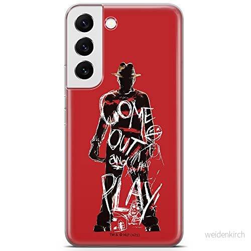 ERT GROUP mobiltelefonfodral för Samsung S22 PLUS originalt och officiellt licensierat Horror mönster Nightmare of Elm Street 006 anpassad till formen på mobiltelefonen, fodral tillverkad av TPU plast 5905511084547