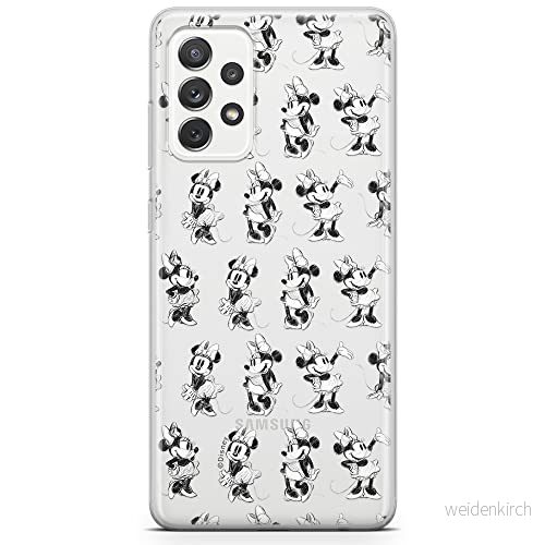 ERT GROUP mobiltelefonfodral för Samsung A73 5G originalt och officiellt licensierat Disney mönster Minnie 018 optimalt anpassad till formen på mobiltelefonen, gedeeltelijk transparant 5904805512230