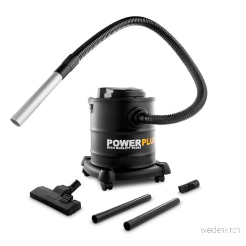 Powerplus Elektrisk askdammsugare POWX308 1 200 W för öppen spis, ugn asknapp 20 l tank max. 60 5400338052828