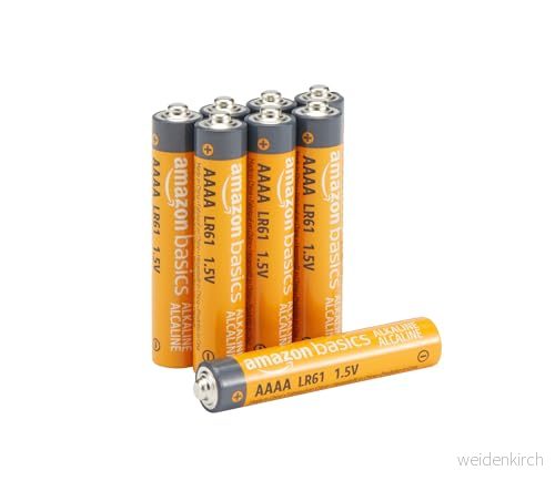 Amazon Basics Everyday AAAA alkaliska batterier, 1,5 V, 8 stycken (utseendet kan variera) 841710157215