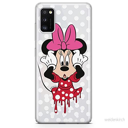 ERT GROUP mobiltelefonfodral för Samsung A41 originalt och officiellt licensierat Disney mönster Minnie 016 optimalt anpassad till formen på mobiltelefonen, gedeeltelijk transparant 5903537510545