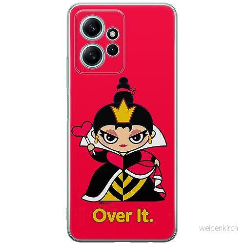 ERT GROUP mobiltelefonfodral för Xiaomi REDMI NOTE 12 4G originalt och officiellt licensierat Disney mönster Queen of Hearts 001 anpassad till formen på mobiltelefonen, fodral tillverkad av TPU plast 5905511947576