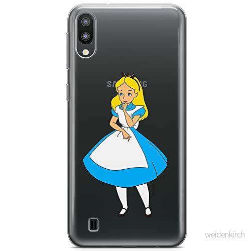 ERT GROUP mobiltelefonfodral för Samsung M10 originalt och officiellt licensierat Disney mönster Alice 010 optimalt anpassad till formen på mobiltelefonen, gedeeltelijk transparant 5905131193490