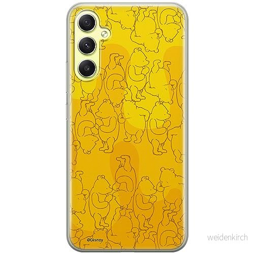 ERT GROUP mobiltelefonfodral för Samsung A34 5G originalt och officiellt licensierat Disney mönster Winnie the Pooh & Friends 003 anpassad till formen på mobiltelefonen, fodral tillverkad av TPU plast 5905511774561