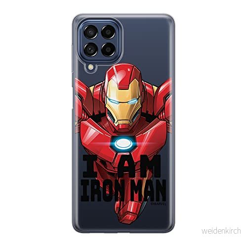 ERT GROUP mobiltelefonfodral för Samsung M33 5G originalt och officiellt licensierat Marvel mönster Iron Man 029 optimalt anpassad till formen på mobiltelefonen, gedeeltelijk transparant 5905511350536