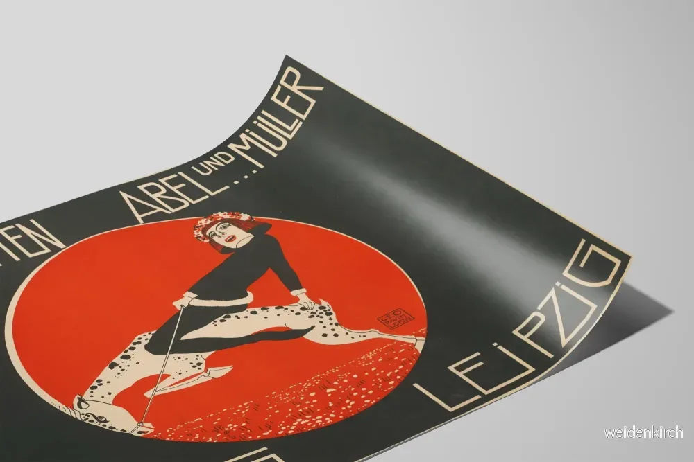Vintageaffisch JugendSchriften Abel och Müller Verlag Leipzig - Bild 2