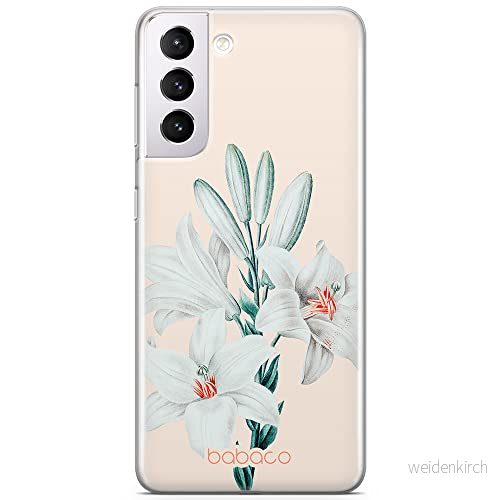 ERT GROUP mobiltelefonfodral för Samsung S21 PLUS originalt och officiellt licensierat Babaco mönster Flowers 039 optimalt anpassad till formen på mobiltelefonen, fodral tillverkad av TPU plast 5905131306265