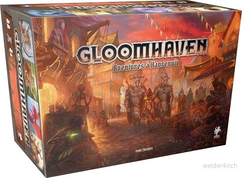 ASMODEE Gloomhaven SV Cephalofair Game 14+ 1 4 SPELARE 120 24 MINUTER Cooperative Games 3558380064022