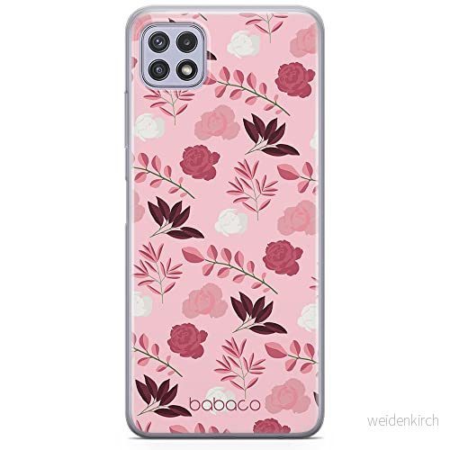 ERT GROUP mobiltelefonfodral för Samsung A22 5G originalt och officiellt licensierat Babaco mönster Flowers 020 optimalt anpassad till formen på mobiltelefonen, fodral tillverkad av TPU plast 5903932810950