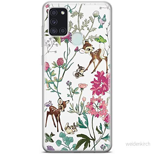 ERT GROUP mobiltelefonfodral för Samsung A21s originalt och officiellt licensierat Disney mönster Bambi & Friends 001 optimalt anpassad till formen på mobiltelefonen, fodral tillverkad av TPU plast 5903040255490