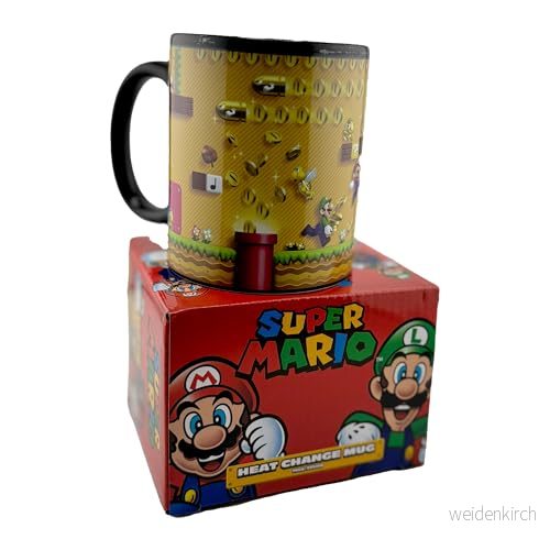 Mug Thermoréactif Super Mario Nintendo Ruée vers l'or 5050574248549