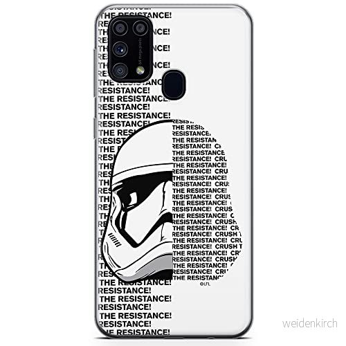 ERT GROUP mobiltelefonfodral för Samsung M31 originalt och officiellt licensierat Star Wars mönster Stormtrooper 012 optimalt anpassad till formen på mobiltelefonen, fodral tillverkad av TPU plast 5904805479854