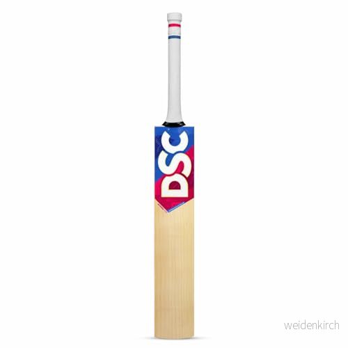 DSC Intense 2000 English Willow Senior Cricket Bats Färg: Beige Storlek: Män Material: Engelsk vide Klass 2 Kombinerar tjocka kanter Låg sötpunkt Handgjord Framfotspelare 8904223454638