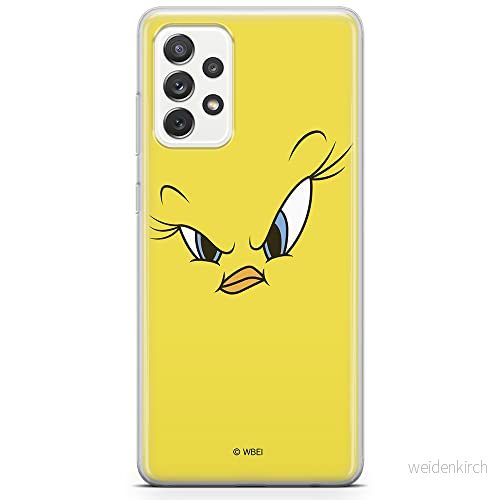 ERT GROUP mobiltelefonfodral för Samsung A73 5G originalt och officiellt licensierat Looney Tunes mönster Tweety 001 optimalt anpassad till formen på mobiltelefonen, fodral tillverkad av TPU plast 5904805515323
