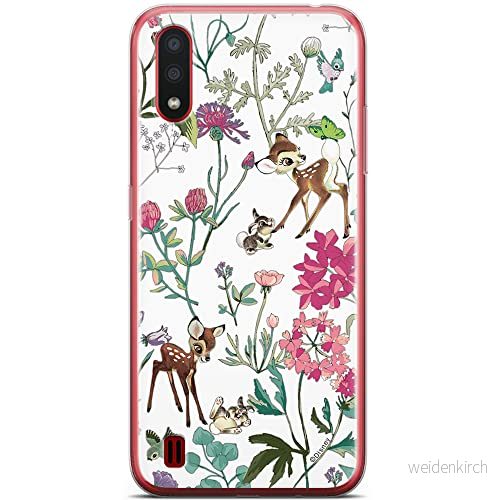 ERT GROUP mobiltelefonfodral för Samsung A01 originalt och officiellt licensierat Disney mönster Bambi & Friends 001 optimalt anpassad till formen på mobiltelefonen, fodral tillverkad av TPU plast 5904805416255