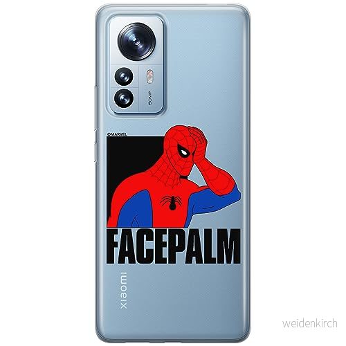 ERT GROUP mobiltelefonfodral för Xiaomi 12 PRO originalt och officiellt licensierat Marvel mönster Spider Man 029 optimalt anpassad till formen på mobiltelefonen, gedeeltelijk transparant 5905795006044