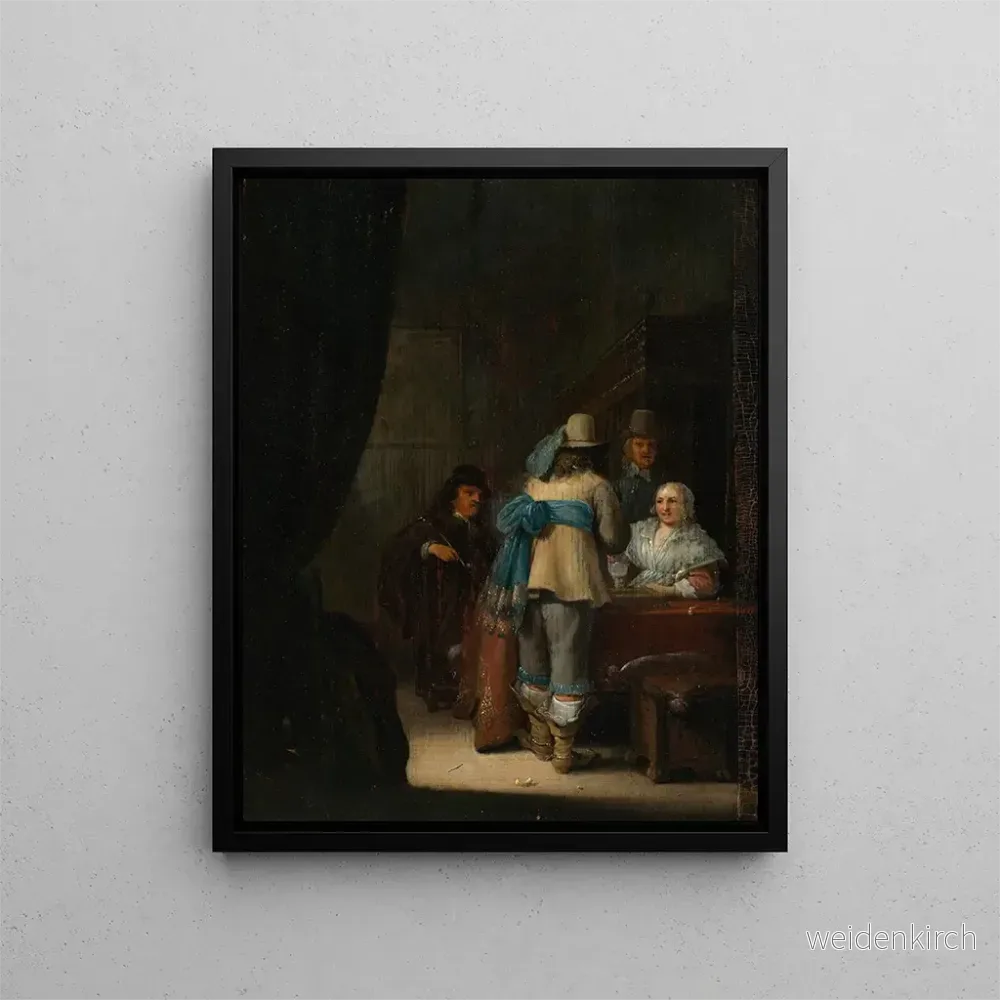 Målning Figures dans un intérieur - Anthonie Palamedesz | Konsttryck