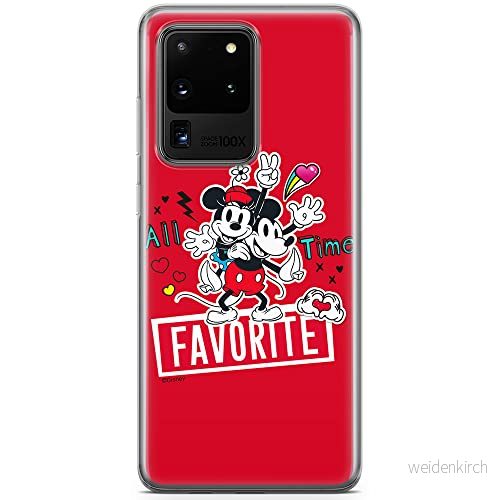 ERT GROUP Mobiltelefonskal för Samsung S20 Ultra original och officiellt licensierat Disney mönster Musse & Mimmi 011 perfekt anpassat till mobiltelefonens form, TPU fodral 5903537631240