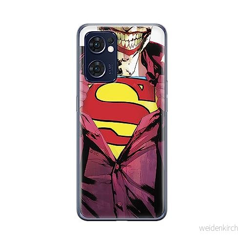ERT GROUP mobiltelefonfodral för Oppo RENO 7 5G originalt och officiellt licensierat DC mönster Joker 003 optimalt anpassad till formen på mobiltelefonen, fodral tillverkad av TPU plast 5905511301101