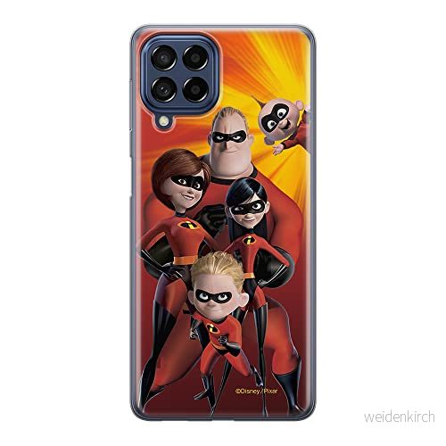 ERT GROUP mobiltelefonfodral för Samsung M33 5G originalt och officiellt licensierat Disney mönster Incredibles 001 optimalt anpassad till formen på mobiltelefonen, fodral tillverkad av TPU plast 5905511340445