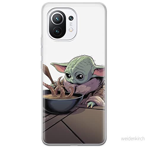 ERT GROUP mobiltelefonfodral för Xiaomi 11 originalt och officiellt licensierat Star Wars mönster Baby Yoda 027 optimalt anpassad till formen på mobiltelefonen, fodral tillverkad av TPU plast 5904805091773