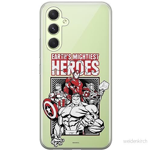ERT GROUP mobiltelefonfodral för Samsung A54 5G originalt och officiellt licensierat Marvel mönster Avengers 005 optimalt anpassad till formen på mobiltelefonen, gedeeltelijk transparant 5905511813017
