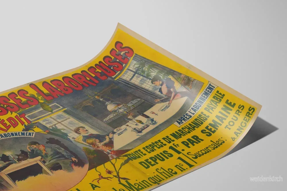 Vintageposter för kreditköp för arbetarklassen i Orléans - Bild 2