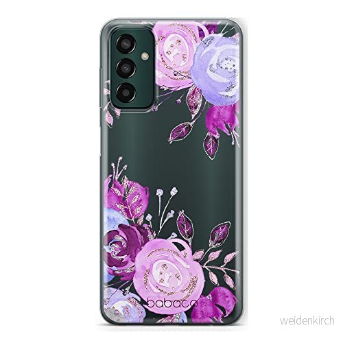ERT GROUP mobiltelefonfodral för Samsung M13 4G originalt och officiellt licensierat Babaco mönster Flowers 005 optimalt anpassad till formen på mobiltelefonen, gedeeltelijk transparant 5905511333621
