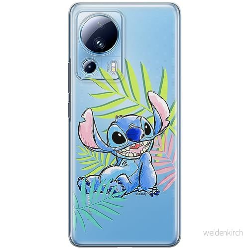 ERT GROUP mobiltelefonfodral för Xiaomi 13 LITE/CIVI 2 originalt och officiellt licensierat Disney mönster Stitch 008 optimalt anpassad till formen på mobiltelefonen, gedeeltelijk transparant 5905511917890