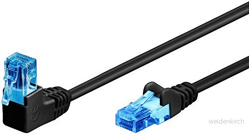 Pro LAN CAT 6A U/UTP 90 Svart 3 meter 4040849515316