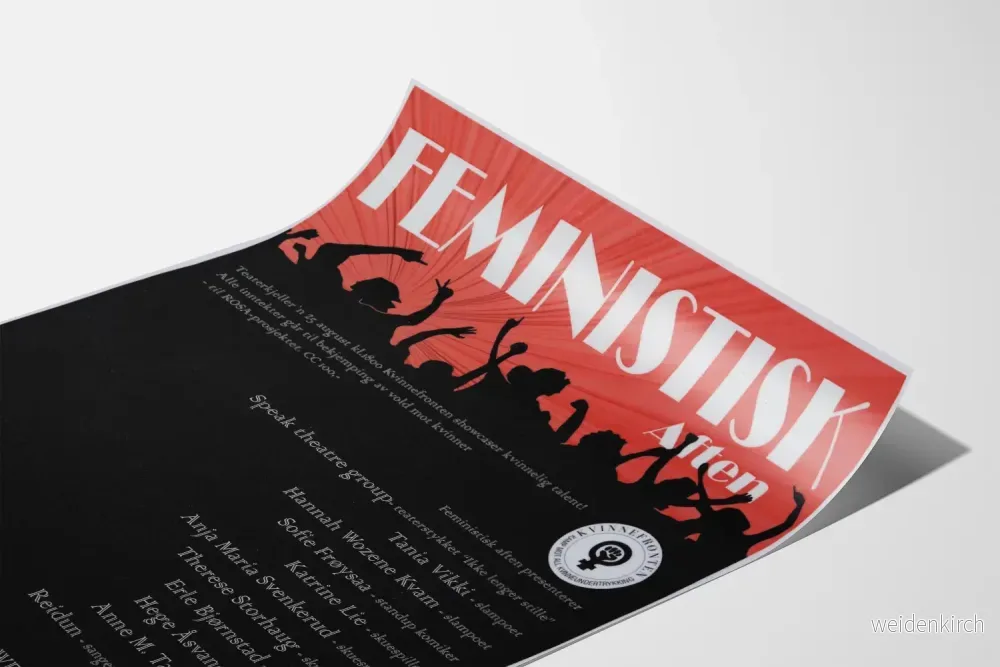 Feministisk kvällsdekorationsposter - Temapost av feministisk karaktär - Bild 3
