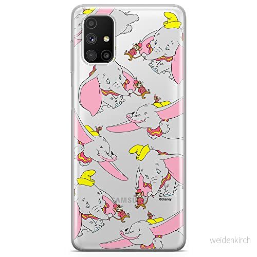 ERT GROUP mobiltelefonfodral för Samsung M51 originalt och officiellt licensierat Disney mönster Dumbo 016 optimalt anpassad till formen på mobiltelefonen, gedeeltelijk transparant 5905131803924