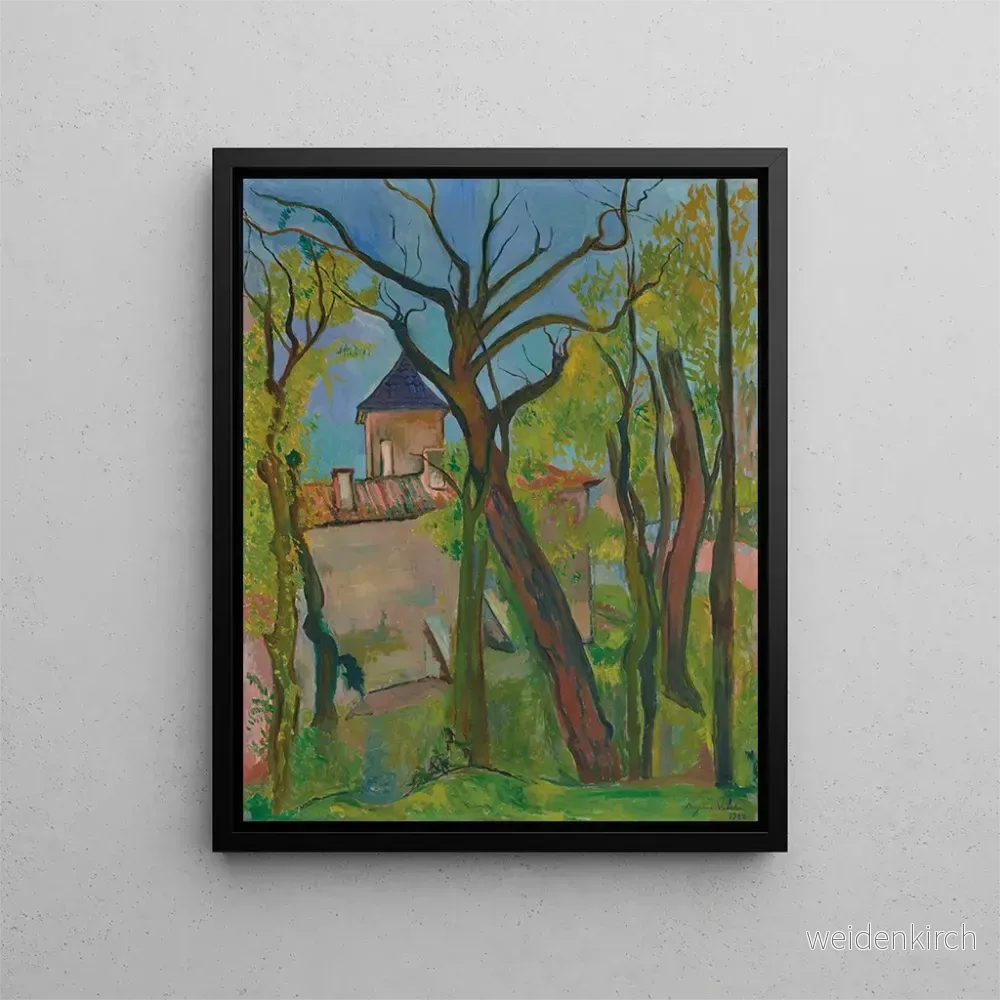 Målning Landskap vid Saint – Bernard, Ain – Suzanne Valadon | Konsttryck Målning Landskap vid Saint – Bernard, Ain – Suzanne Valadon | Konsttryck