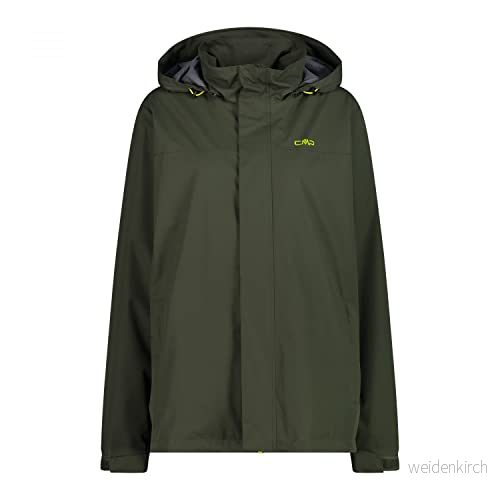 CMP Regnjacka för män med avtagbar huva, Oil Green, 56 8059342788567