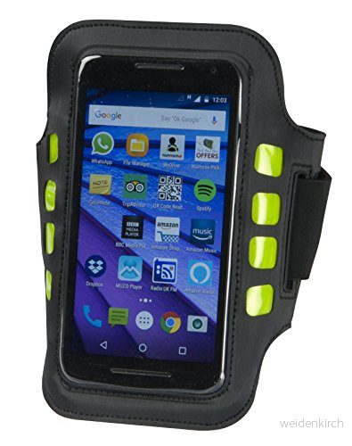Aura Unisex LED armband Hi Visibility telefonhållare, svart, en storlek 5050171077245