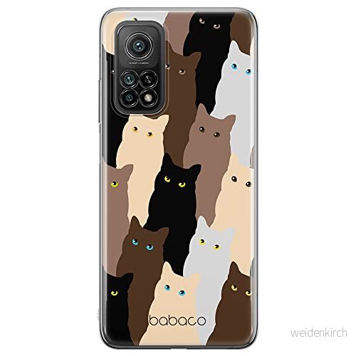ERT GROUP mobiltelefonfodral för Xiaomi MI 10 LITE originalt och officiellt licensierat Babaco mönster Cats 001 optimalt anpassad till formen på mobiltelefonen, fodral tillverkad av TPU plast 5905131056719