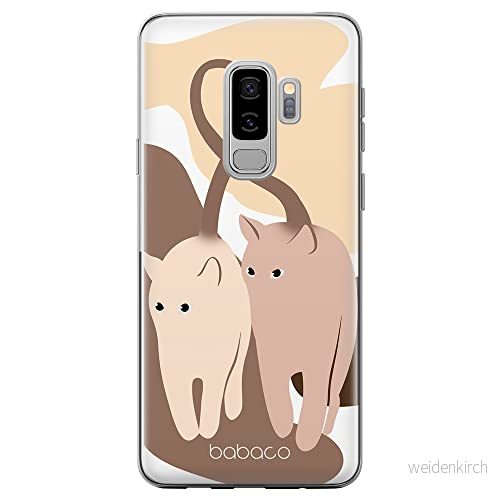 ERT GROUP mobiltelefonfodral för Samsung S9 PLUS originalt och officiellt licensierat Babaco mönster Cats 002 optimalt anpassad till formen på mobiltelefonen, fodral tillverkad av TPU plast 5905131084859