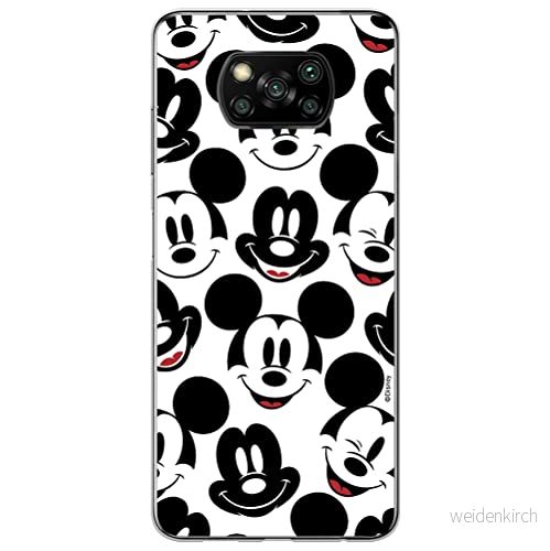 ERT GROUP mobiltelefonfodral för Xiaomi POCOPHONE X3 originalt och officiellt licensierat Disney mönster Mickey 018 optimalt anpassad till formen på mobiltelefonen, fodral tillverkad av TPU plast 5903537121611