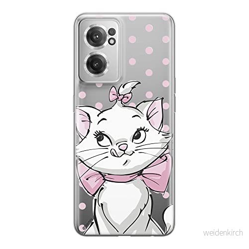 ERT GROUP mobiltelefonfodral för Oneplus NORD CE 2 originalt och officiellt licensierat Disney mönster Marie 002 optimalt anpassad till formen på mobiltelefonen, gedeeltelijk transparant 5905511297046
