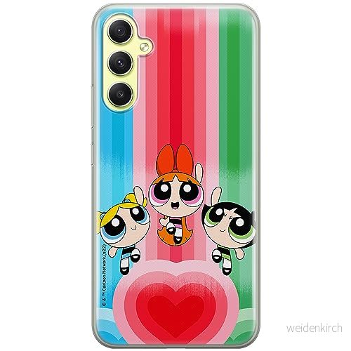 ERT GROUP mobiltelefonfodral för Samsung A34 5G originalt och officiellt licensierat The Powerpuff Girls mönster 036 optimalt anpassad till formen på mobiltelefonen, fodral tillverkad av TPU plast 5905511981433