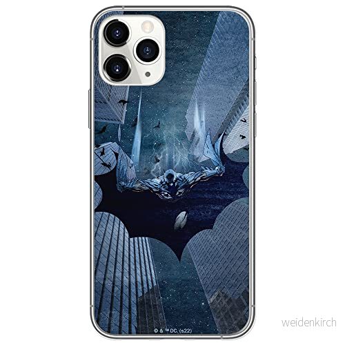 ERT GROUP mobiltelefonfodral för Iphone 11 PRO MAX originalt och officiellt licensierat DC mönster Batman 071 optimalt anpassad till formen på mobiltelefonen, fodral tillverkad av TPU plast 5905131529749