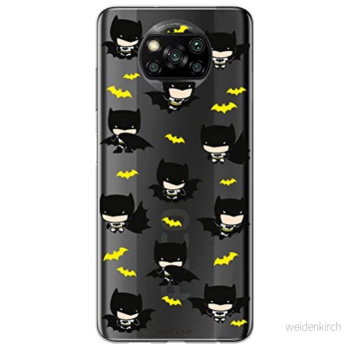 ERT GROUP mobiltelefonfodral för Xiaomi POCOPHONE X3 originalt och officiellt licensierat DC mönster Batman 077 optimalt anpassad till formen på mobiltelefonen, gedeeltelijk transparant 5905131505224
