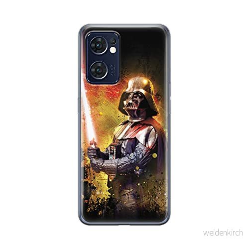 ERT GROUP mobiltelefonfodral för Oppo RENO 7 5G originalt och officiellt licensierat Star Wars mönster Darth Vader 012 optimalt anpassad till formen på mobiltelefonen, fodral tillverkad av TPU plast 5905511300951