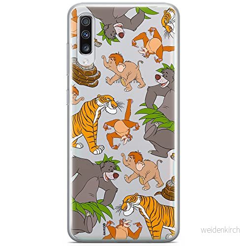 ERT GROUP mobiltelefonfodral för Samsung A70 originalt och officiellt licensierat Disney mönster Jungle Book 003 optimalt anpassad till formen på mobiltelefonen, gedeeltelijk transparant 5905131781697
