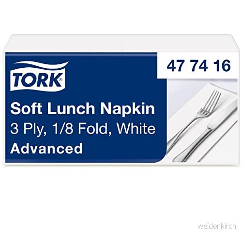 Tork 530171 extra starka rengöringsdukar för W7 Handy Box System/1 lager putsdukar i vit/premiumkvalitet / 1 x 200 trasor/35,5 42,8 cm (B L) 7322540673012