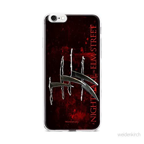 ERT GROUP mobiltelefonfodral för Iphone 6 PLUS originalt och officiellt licensierat Horror mönster Nightmare of Elm Street 004 anpassad till formen på mobiltelefonen, fodral tillverkad av TPU plast 5905511077556