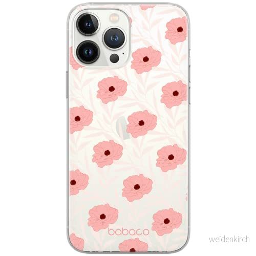 ERT GROUP mobiltelefonfodral för Samsung A51 originalt och officiellt licensierat Babaco mönster Flowers 017 Vit optimalt anpassad till formen på mobiltelefonen, gedeeltelijk transparant 5903932628555